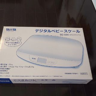 タニタ(TANITA)のMe＊様専用 タニタ ベビースケールBD-586-WH (ベビースケール)