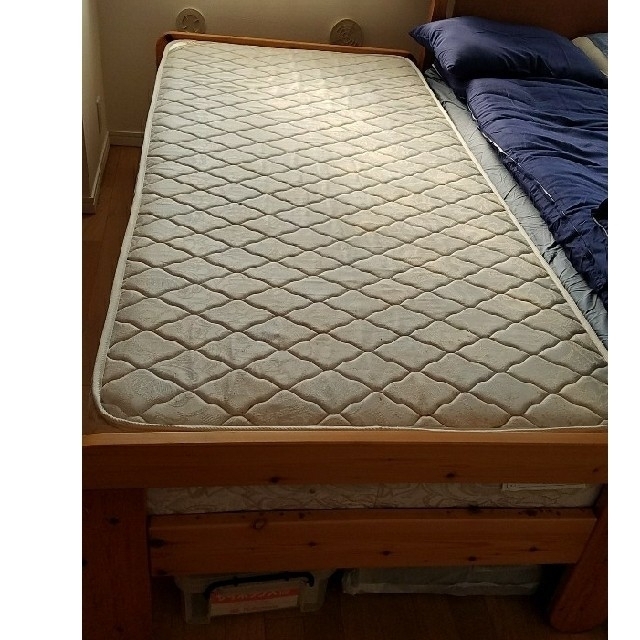 素晴らしい外見 シングルベッド アクタス 木製枠 マットレス付 シングルベッド