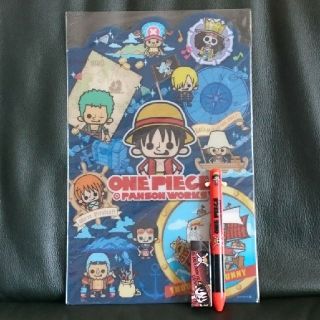 ショウワノート(ショウワノート)のゆかりん3303様専用★ONE PIECE 文房具セット / ルフィ(ペン/マーカー)