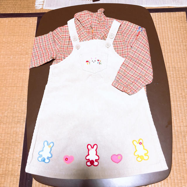 mikihouse(ミキハウス)のMiki House ロンパースセットアップ キッズ/ベビー/マタニティのキッズ服男の子用(90cm~)(その他)の商品写真