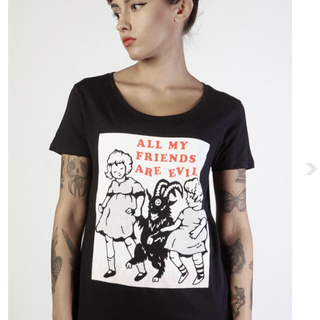 ヴィヴィアンウエストウッド(Vivienne Westwood)の【新作】新品 DISTURBIA CLOTHING サタンとお友達 Tシャツ(Tシャツ(半袖/袖なし))