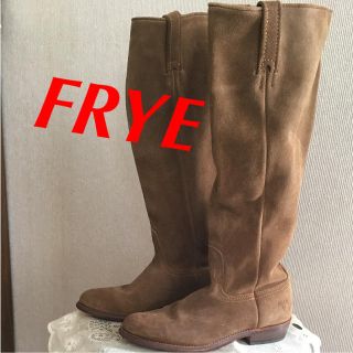 フライ(FRYE)のFRYE ブーツ スウェード NY購入 レア ブラウン 22㎝  フライ(ブーツ)