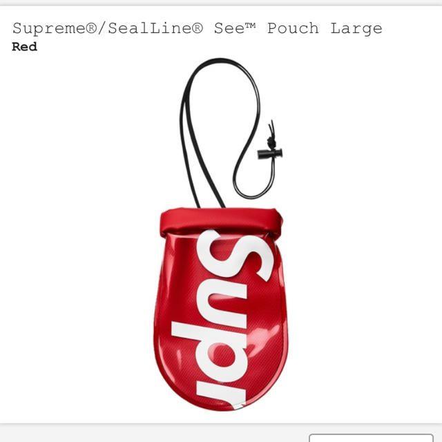 Supreme(シュプリーム)の大小セット 赤 Supreme/SealLine See Pouch メンズのバッグ(その他)の商品写真