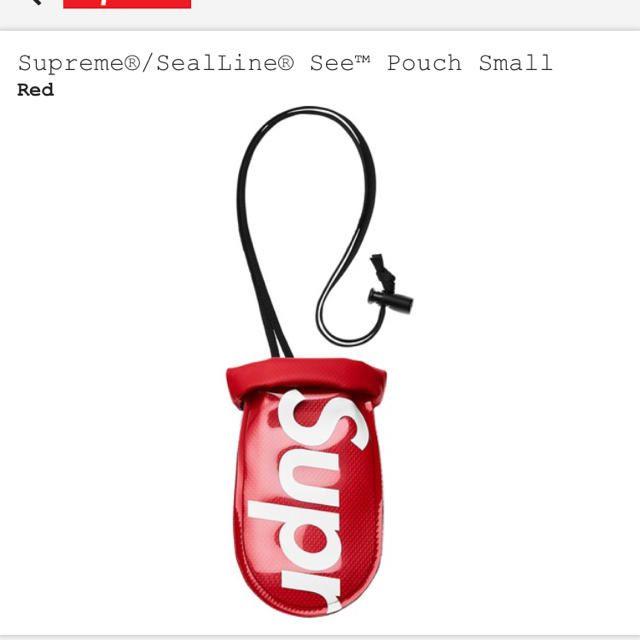 Supreme(シュプリーム)の大小セット 赤 Supreme/SealLine See Pouch メンズのバッグ(その他)の商品写真