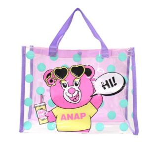 アナップキッズ(ANAP Kids)の♪新品　ANAP　キャラクタープールバッグ　パープル♪(その他)