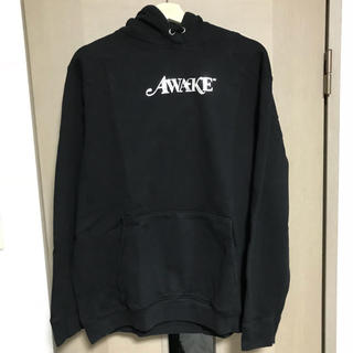 アウェイク(AWAKE)の(送料込) Awake ny hoodie black L 新品未使用(パーカー)