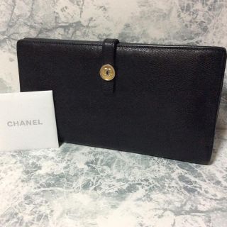 シャネル(CHANEL)の正規品/CHANEL/シャネル/ココボタン/キャビアスキン/長財布(財布)