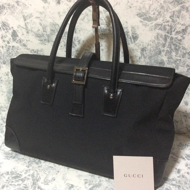 Gucci(グッチ)の正規品/GUCCI/グッチ/ナイロンキャンパス/ブリーフ/ボストンバック レディースのバッグ(ボストンバッグ)の商品写真