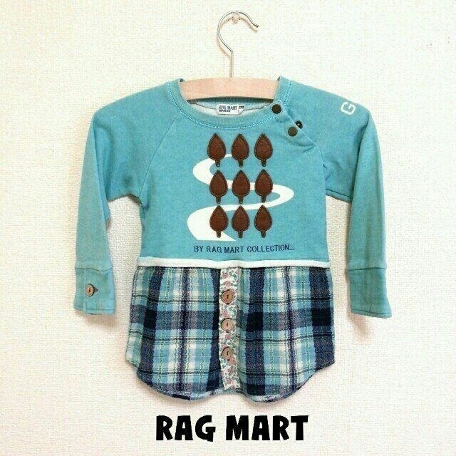 RAG MART(ラグマート)のラグマート 95 ワンピース キッズ/ベビー/マタニティのキッズ服女の子用(90cm~)(その他)の商品写真