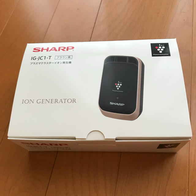 SHARP はるかい様 プラズマクラスターイオン発生機 ブラウン系 IG-JC1-T 車用の通販 by ぶらぶらぶら☆土日祝は発送お休み｜シャープ ならラクマ