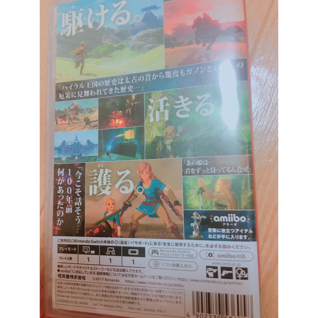 Nintendo Switch(ニンテンドースイッチ)のニンテンドースイッチ ゼルダの伝説 エンタメ/ホビーのゲームソフト/ゲーム機本体(家庭用ゲームソフト)の商品写真