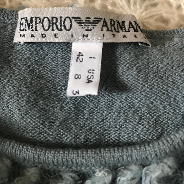 Emporio Armani(エンポリオアルマーニ)のエンポリオアルマーニ クロップド丈トップス レディースのトップス(ニット/セーター)の商品写真