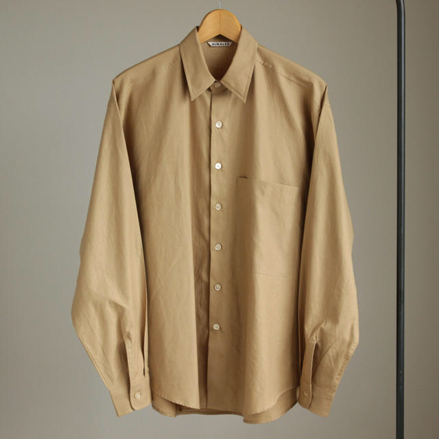 COMOLI(コモリ)のauralee WASHED FINX TWILL CPO SHIRT 17aw メンズのトップス(シャツ)の商品写真