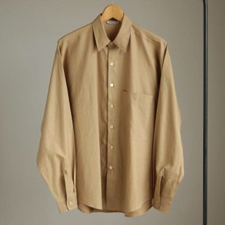 コモリ(COMOLI)のauralee WASHED FINX TWILL CPO SHIRT 17aw(シャツ)