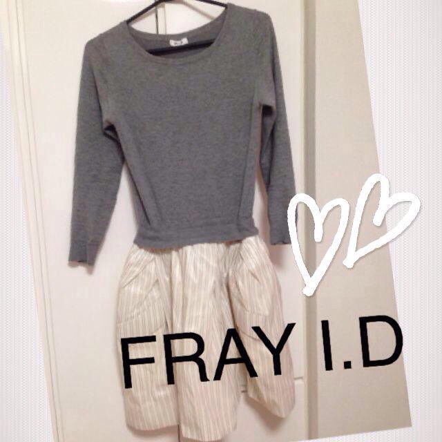 FRAY I.D(フレイアイディー)のFRAY I.D♡ワンピ♡大人気商品 レディースのワンピース(ひざ丈ワンピース)の商品写真