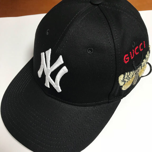 【新品】グッチ × NY ヤンキース ベースボールキャップ