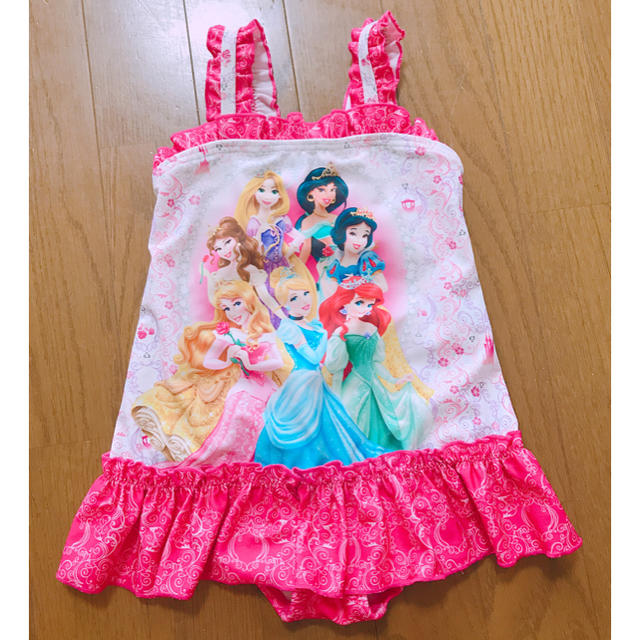 Disney(ディズニー)のディズニープリンセス水着110 キッズ/ベビー/マタニティのキッズ服女の子用(90cm~)(水着)の商品写真