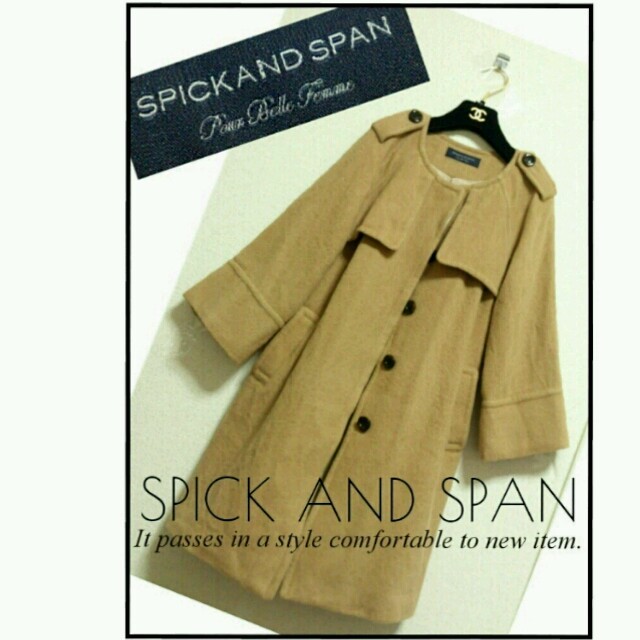 Spick & Span(スピックアンドスパン)のスピック&スパン★コート定価23760円 レディースのジャケット/アウター(ロングコート)の商品写真