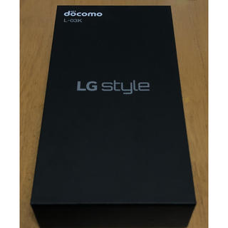 エルジーエレクトロニクス(LG Electronics)のLG Style L-03K Black SIMロック解除可能(スマートフォン本体)