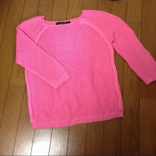 ザラ(ZARA)のZARA ピンクニット(ニット/セーター)