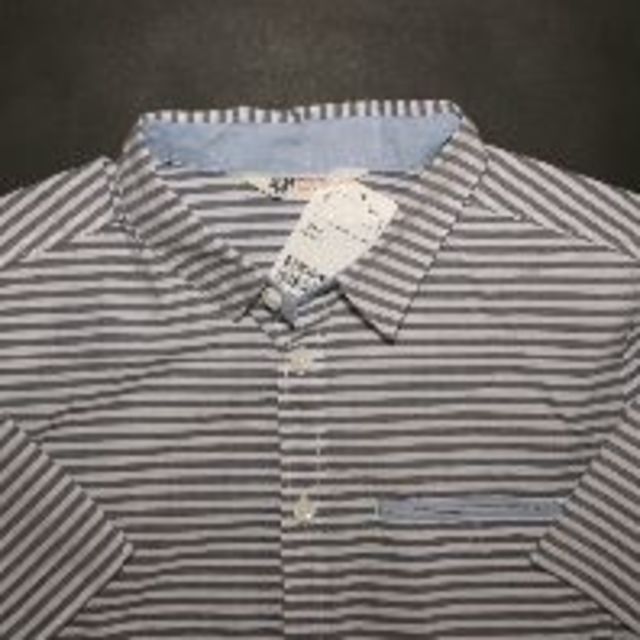 H&M(エイチアンドエム)の★H&M★エイチアンドエム 半袖シャツ サイズM ブルー メンズのトップス(シャツ)の商品写真
