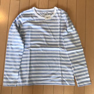 アニエスベー(agnes b.)の【新品】アニエス・ベー ボーダー長袖Ｔシャツ(Tシャツ(長袖/七分))