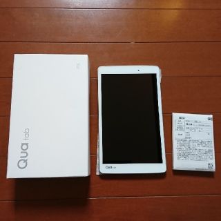 エーユー(au)のau Qua tab PX LGT31 White(タブレット)