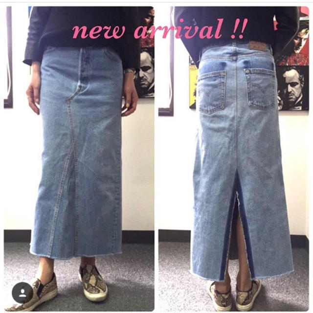 Levi's - levis リメイクデニムスカートの通販 by N shop Levi's - levis リメイクデニムスカートの通販 by N shop