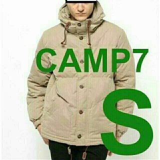 ライトオン(Right-on)の【未使用】 CAMP7　ダウンジャケット　S ベージュ　キャンプ7　C7(ダウンジャケット)