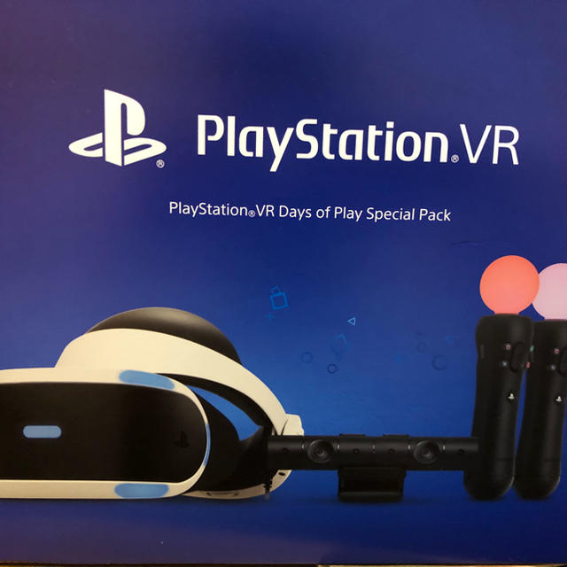 PlayStation VR(プレイステーションヴィーアール)の【限定版】PSVR days of playバージョン エンタメ/ホビーのゲームソフト/ゲーム機本体(家庭用ゲーム機本体)の商品写真