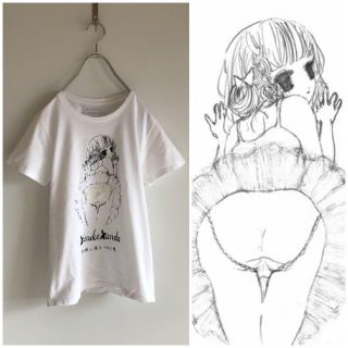 ケイスケカンダ(keisuke kanda)の美品 希少 Keisuke Kanda きむらももこ バレリーナTシャツ XS(Tシャツ(半袖/袖なし))