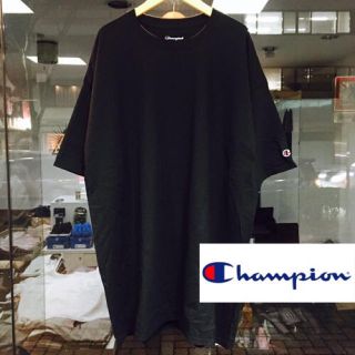 チャンピオン(Champion)のブラック/2XL Champion チャンピオン ビックTシャツ 半袖 メンズ(Tシャツ/カットソー(半袖/袖なし))