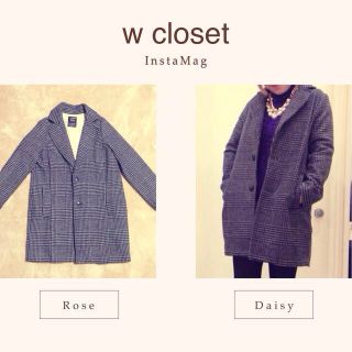 ダブルクローゼット(w closet)のチェスターコート(ロングコート)