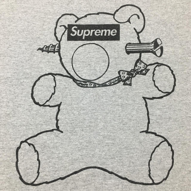 Supreme UNDERCOVER Bear Box Logo Tee 灰 Mメンズ