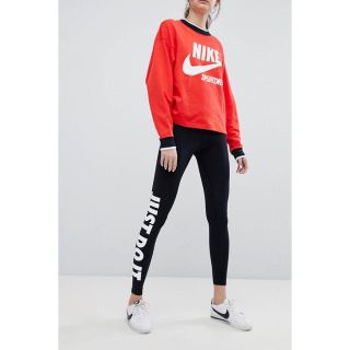 ナイキ(NIKE)の【Mサイズ 】新品タグ付き Nike JUST DO IT レギンス ブラック(レギンス/スパッツ)