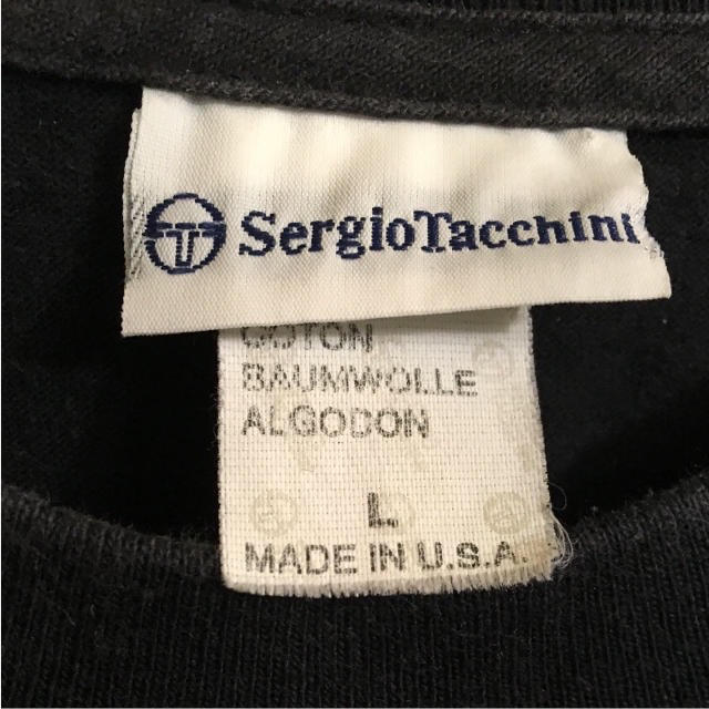 Sergio Tacchini(セルジオタッキーニ)の90S ◆ sergio tacchini Ｔシャツ Lサイズ USA製 メンズのトップス(Tシャツ/カットソー(半袖/袖なし))の商品写真