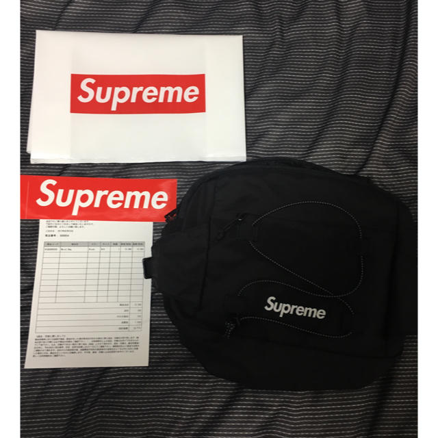 ブラックサイズ17ss Supreme Waist Bag ブラック