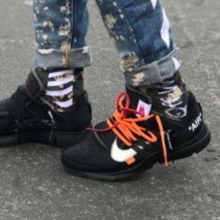 オフホワイト(OFF-WHITE)のオフホワイト×ナイキ　エアプレスト(スニーカー)