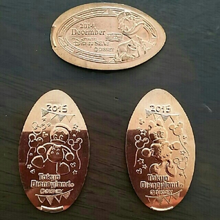 ディズニー(Disney)のディズニースーベニアメダル3枚セット(キャラクターグッズ)