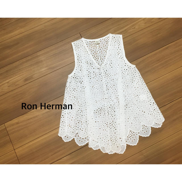 Ron Herman(ロンハーマン)のRon  Herman カットワークレーストップス レディースのトップス(カットソー(半袖/袖なし))の商品写真