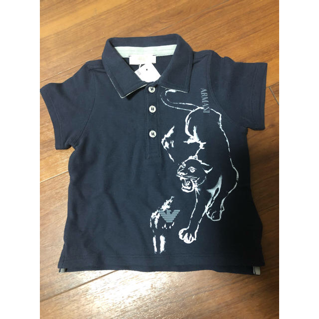 ARMANI JUNIOR(アルマーニ ジュニア)のARMANI baby新品未使用タグ付6M62cmポロシャツ！ キッズ/ベビー/マタニティのベビー服(~85cm)(シャツ/カットソー)の商品写真