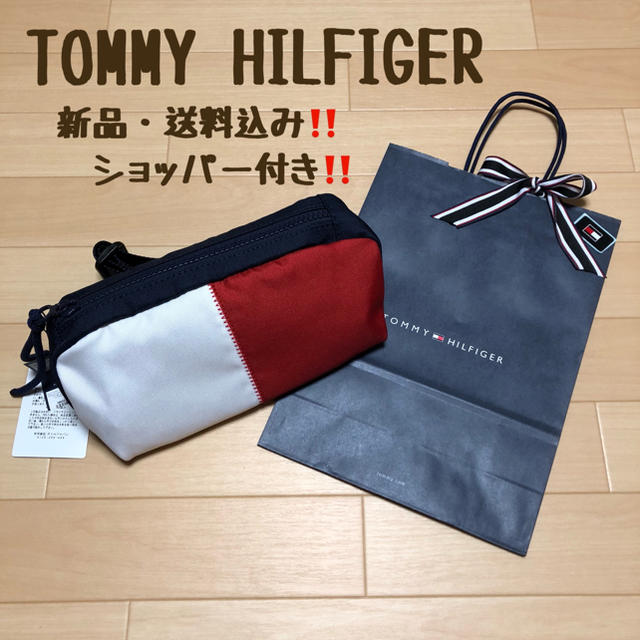 TOMMY HILFIGER(トミーヒルフィガー)の新品 トミーヒルフィガー フラッグカラーブロック ロゴショルダー レディースのバッグ(ショルダーバッグ)の商品写真