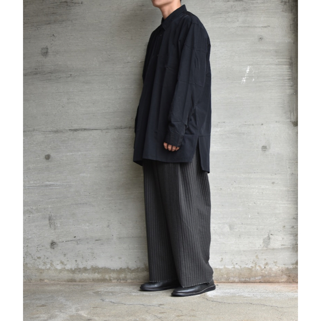 Yohji Yamamoto(ヨウジヤマモト)のESSAY 17aw ロングドレスシャツ メンズのトップス(シャツ)の商品写真
