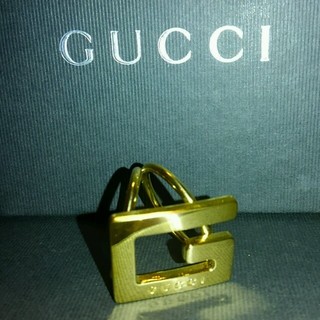 グッチ(Gucci)のGUCCI　ロゴスカーフリング　(リング(指輪))