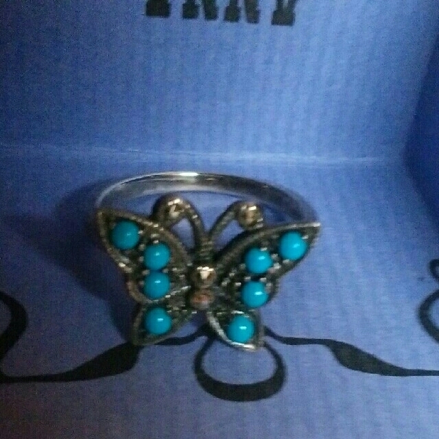 ANNA SUI蝶Blueリング レディースのアクセサリー(リング(指輪))の商品写真