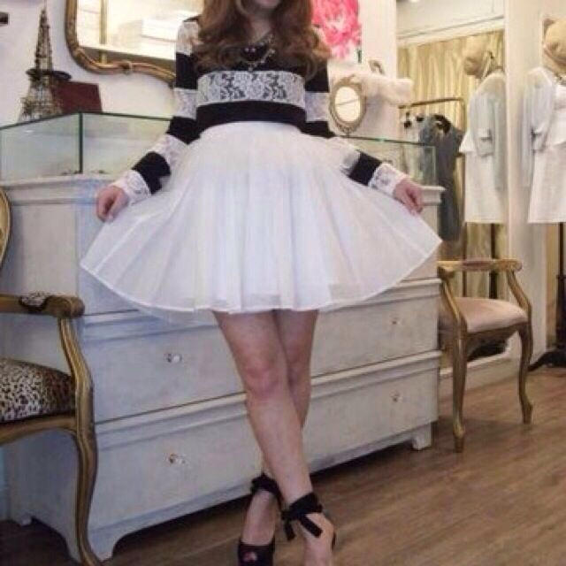 Honey mi Honey(ハニーミーハニー)の♡ペプラムチュールスカート♡ レディースのスカート(ミニスカート)の商品写真