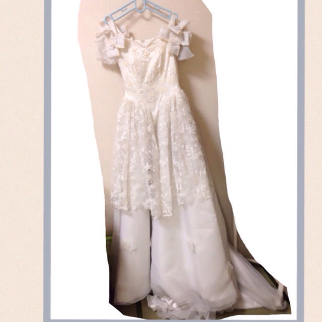 純白 ウエディングドレス レディースのフォーマル/ドレス(その他ドレス)の商品写真
