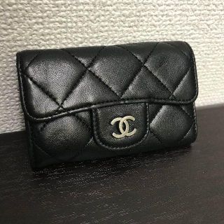 シャネル(CHANEL)のシャネル　６連 キーケース　マトラッセ　黒 (キーケース)