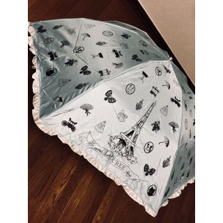 ラデュレ(LADUREE)の新品未使用タグ付◇ラデュレ LADUREE 雨用折りたたみ傘・ブルー(傘)