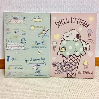 ピーナッツ(PEANUTS)のスヌーピー    B5サイズ  ノート2冊(ノート/メモ帳/ふせん)